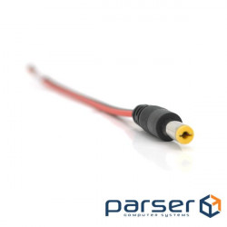 Power connector VOLTRONIC DC-M (D 5.5x2.1mm) => cable length 30cm (YT-DC-M-30 black -red)