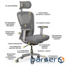 Офісне крісло Mealux Q1 Air Fabric Grey (HF-Q1 F/G)