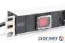 Блок розеток DIGITUS 1U, 7xSchuko, 16A, 250V, вимикач, вилка Schuko (DN-95402)