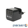 Зарядний пристрій PowerPlant W-360 3*USB/3.4A (DV00DV5065)