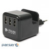 Зарядний пристрій PowerPlant W-360 3*USB/3.4A (DV00DV5065)