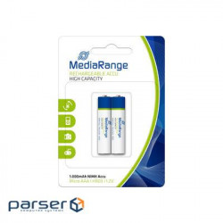 Battery MEDIARANGE Rechargeable Accu AAA 1000mAh 2pcs/pack (MRBAT122)