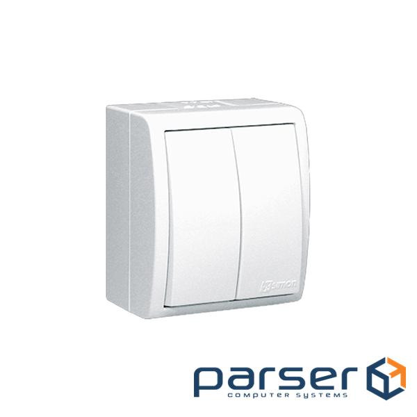 Вимикач Simon IP54, білий (AQW5/11)