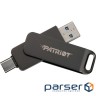 Флешка PATRIOT Rage R550 USB/USB-C3.2 64GB Matte Black (PE64GR550DSAD)