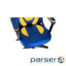 Крісло ігрове GT Racer X-1414 Blue/Yellow