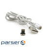 Magnetic cable PiPo USB 2.0/ Lighting, 1m, 2A (18168)