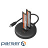 Док-станція Maiwo клонір. для 2*NVMe M.2 SSD ч-з USB3.2 Gen2 Type-C до 10 Гбіт/с, без (K3026P2 grey)