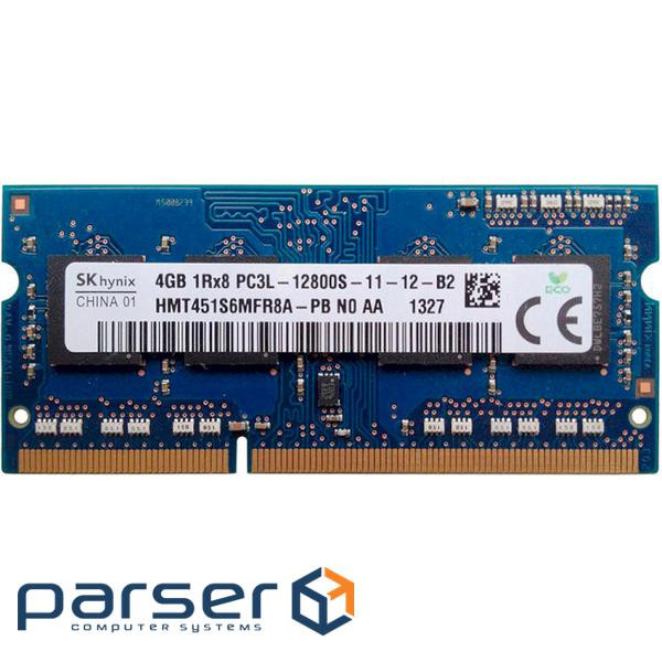 Модуль пам'яті HYNIX SO-DIMM DDR3L 1600MHz 4GB (HMT451S6MFR8A-PB) HYNIX SO-DIMM DDR3L 1600MHz 4GB (HMT451S6MFR8A-PB)
