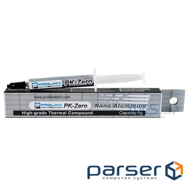 Термопаста Prolimatech PK-Zero Aluminium, шприц, 5 г, 8 Вт/мК (PNA-PK-Zero-5)