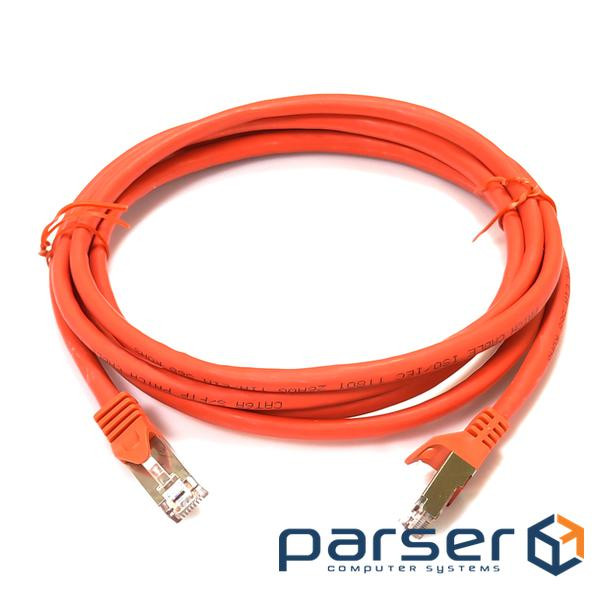 Patch cord S / FTP, 2 m, cat. 6A, chervoniy , LW (PC005-C6A-200RD)