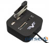 USB хаб FRIME All-in-One Black 3-port (FHC-AllinOne3p2B)