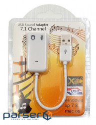 Звукова плата USB, Virtual 7.1 Channel, RTL (B00516)