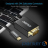 Кабель USB 3.1 Type-C M - VGA (HD15) M, 1.8m FHD 60Hz чорний Choetech (XCV-1801-BK)