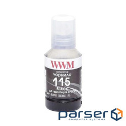 Чорнило WWM Epson L8160/L8180 140г Black Pigment (E115BP) KeyLock (E115BP-WWM)