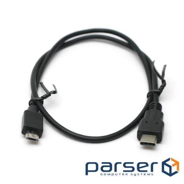 Дата кабель USB-C to MicroUSB 0.3m USB3.0 PowerPlant (KD00AS1259)