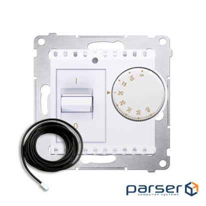 Регулятор температуры Premium с внешним датчиком в комплекте, 16A 230V, белый (DRT10Z.02/11)