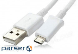 Кабель VOLTRONIC USB 2.0 (AM/Miсro 5 pin) 1,0м, білий, ОЕМ (YT-AM/Mc-1W)