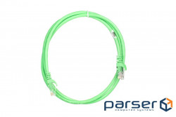 Патч корд 2E Cat 5e,UTP,RJ45, 26AWG ,7/0.16 CCA, 1.20 m,PVC, Green (2E-PC5ECA-120GRN)