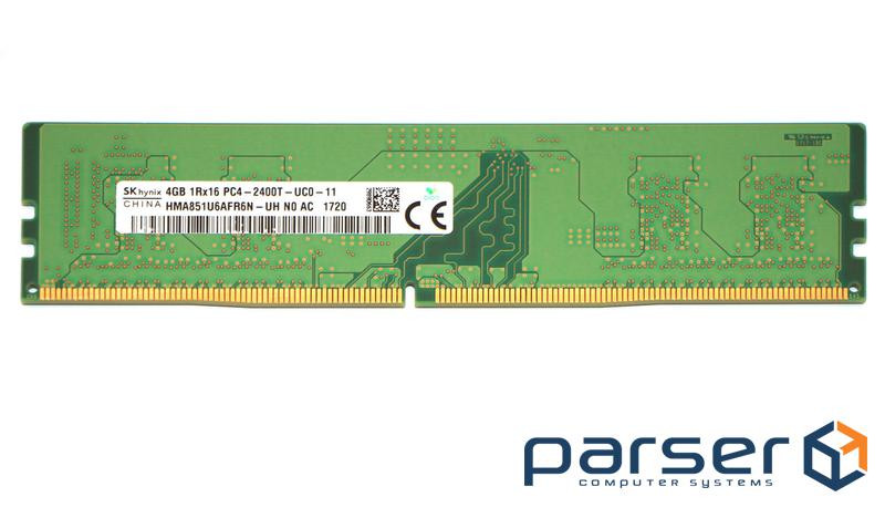 Модуль пам'яті HYNIX DDR4 2400MHz 4GB (HMA851U6AFR6N-UH)