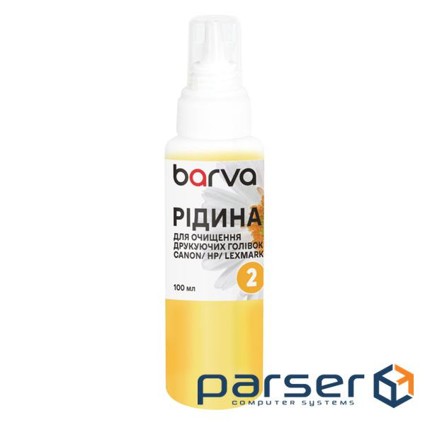 Рідина для очищення Barva, водорозчинного чорнила Canon / HP / Lexmark, 100 м (CS-BARE-F5-019-2-100)