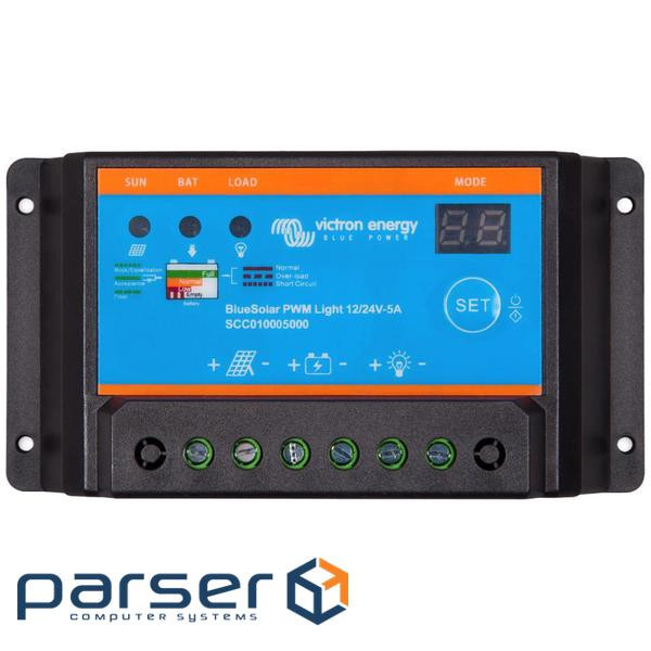 Контролер заряду Victron Energy BlueSolar PWM-Light Charge Controller 12/24-5
