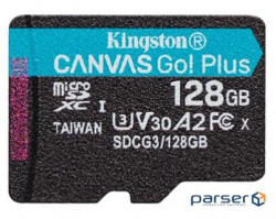 Memory card Kingston 128GB microSD class 10 UHS-I U3 A2 Canvas Go Plus (SDCG3/128GBSP)