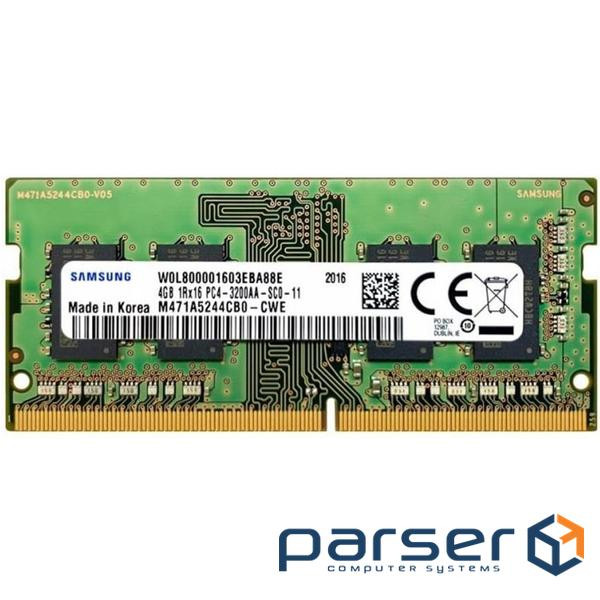 Memory module SAMSUNG SO-DIMM DDR4 3200MHz 4GB (M471A5244CB0-CWE)