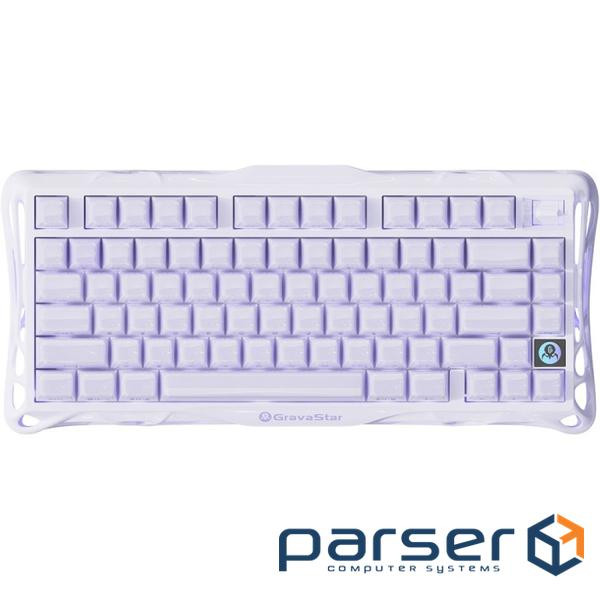 Клавіатура бездротова GRAVASTAR Mercury K1 Lavender Purple (GSK1 PL)