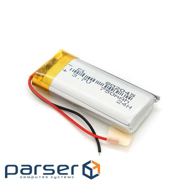 Літій-полімерний акумулятор 8*20*45mm (Li-ion 3.7В 750мА&middot,год) (802045) ) (802045)