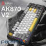 Клавіатура Ajazz AK870 V2 RGB Flying Fish Switch (AK870-V2-FF-BGY) Black