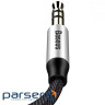 Кабель BASEUS Yiven mini-jack 3.5 мм 1м Silver/Black (CAM30-BS1)