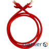 Патч-корд 0,25м UTP cat.5e, CCA, 24AWG, red GEAR (GPC-UTPCCARJ45-0.25R)