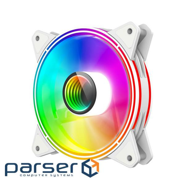 Вентилятор GAMEMAX FN-12Rainbow-Q-Infinity WT