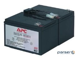 Battery APC Replacement Battery Cartridge #6 Battery replacement kit for SUA1000I (RBC6)