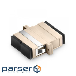 Adapter (connector ) SC/SC MM Duplex, beige, LW (LW-SC-08)