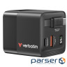 Зарядний пристрій Verbatim GaN 65 W 2 ports (USB-C/1xUSB-A) (32217)