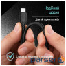 Дата кабель USB 2.0 AM to USB-C 1.0m 3A textured PVC black ColorWay (CW-CBUC094-BK)