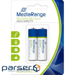 Battery MEDIARANGE Rechargeable Accu AA 2600mAh 2pcs/pack (MRBAT123)