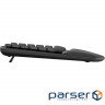 Клавіатура бездротова LOGITECH Wave Keys Ergonomic Keyboard Graphite (920-012304)