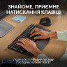Клавіатура бездротова LOGITECH Wave Keys Ergonomic Keyboard Graphite (920-012304)