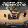 Клавіатура бездротова LOGITECH Wave Keys Ergonomic Keyboard Graphite (920-012304)