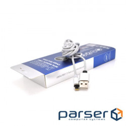 Магнітний кабель PiPo USB 2.0/ Lighting, 2m, 2А (18169)