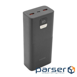 Power Bank FONENG P55 30000mAh, 2*USB+Tepe-C, Black, 0.580kg, Box