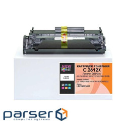 Cartridge tone. NEWTONE for HP LJ 1010/1020, Canon LBP-2900 analogue Q2612X Black ( 3000 (NT-KT-Q2612X)