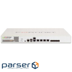 Міжмережевий екран Fortinet FG-300D, 6xGE ports RJ45 , 4xGE SFP slots, 120 GB onboard stor
