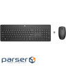 Комплект бездротовий HP 235 мишка і клавіатура Combo, чорний (українська клавіатура) (1Y4D0UT)