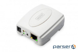 Принт-сервер DIGITUS Fast Ethernet, 1xRJ45, 1xUSB A 2.0 (DN-13003-2)