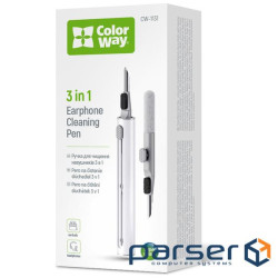 Універсальний чистячий набір ColorWay Cleaning Pen, for Earphones, 3 in 1 (CW-1131)