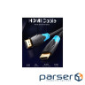 Кабель HDMI M - M, 15.0 м, V2.0, 4K/HD 60Гц, PVC type, чорний, Vention (AACBN)