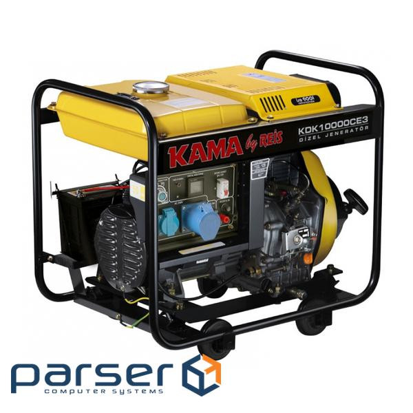 Генератор дизельний KDK10000CE3, трифазний 230 / 400V, 50Hz, 9,4KVA, об&apos,єм 12,5л 